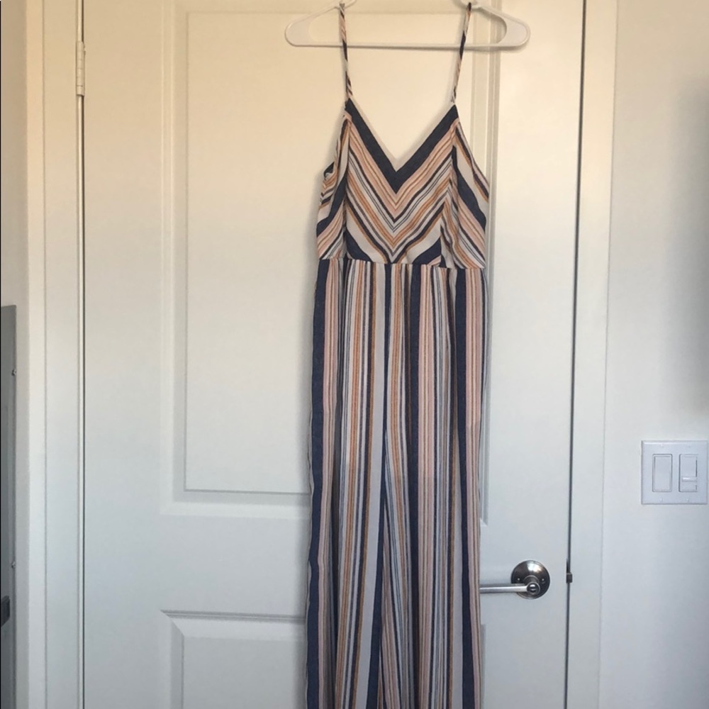 striped jumper onesie jumpsuit